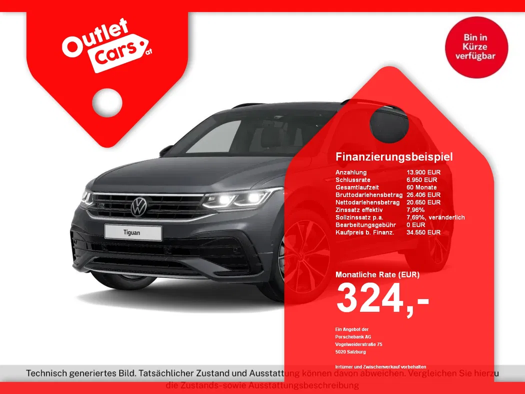 Bild eines VW Tiguan 2.0 TDI DSG 4Motion R-Line