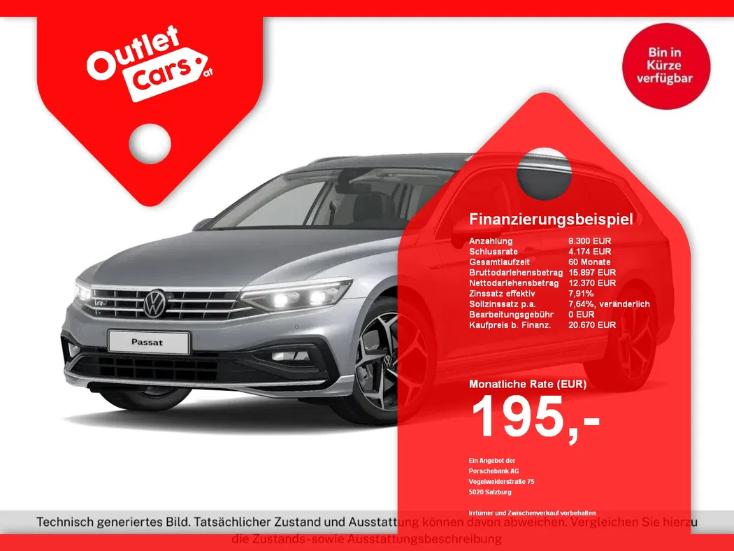 Bild eines VW Passat Variant 2.0 TDI BMT Elegance