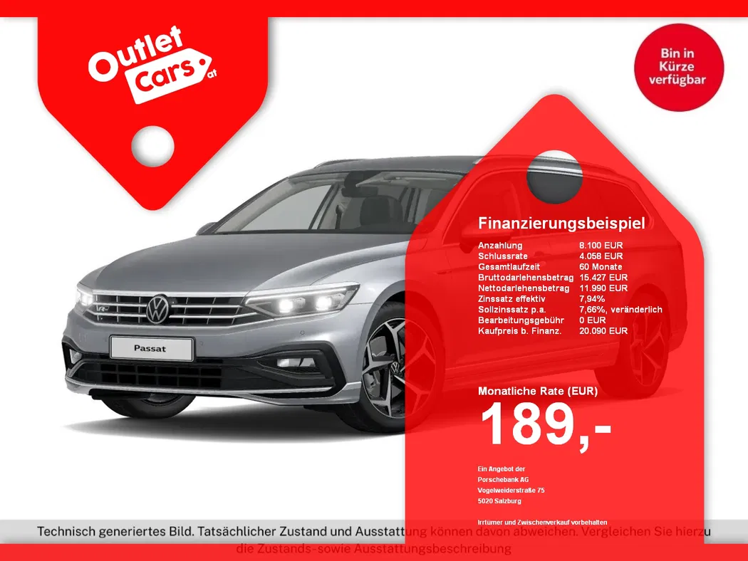 Bild eines VW Passat Variant 2.0 TDI BMT Elegance