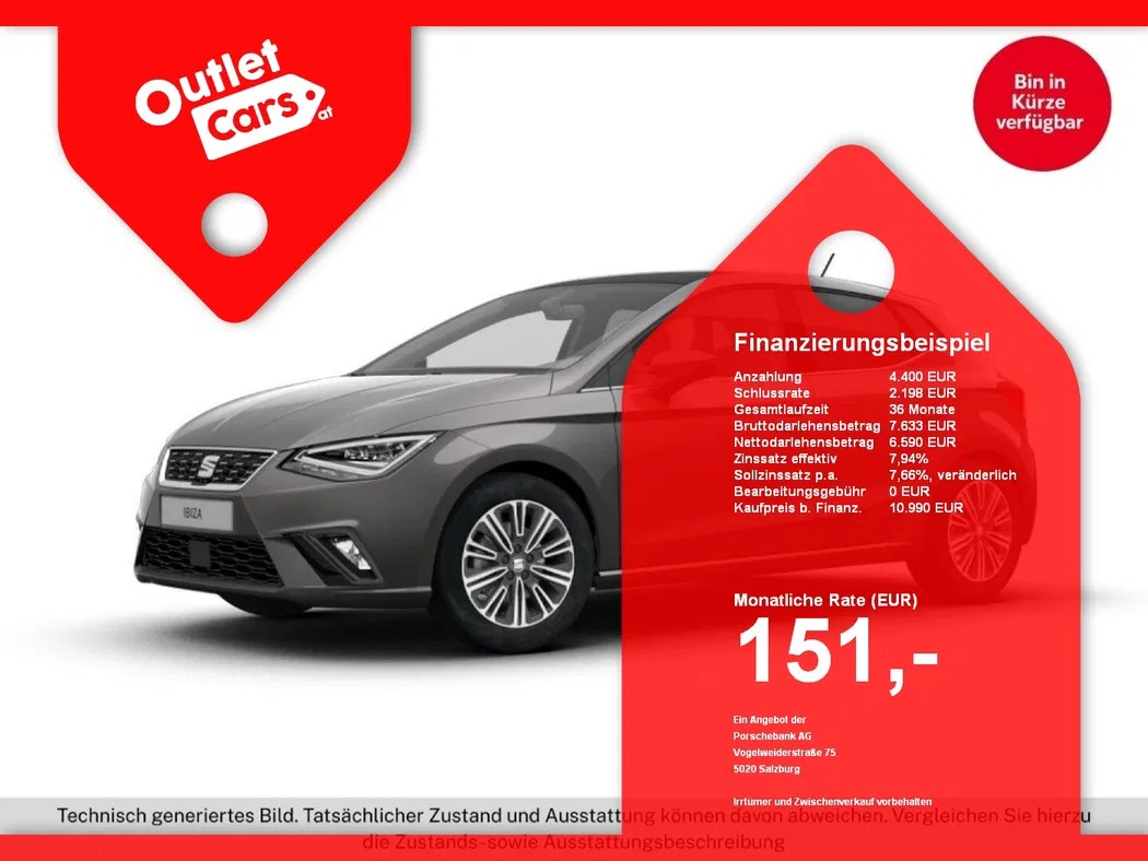 Bild eines Seat Ibiza 1.0 Xcellence