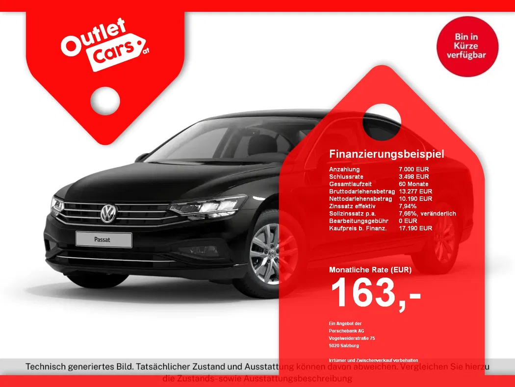 Bild eines VW Passat 2.0 TDI BMT Business