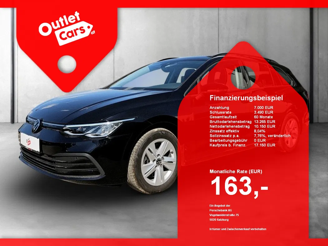 Bild eines VW Golf VIII Variant 2.0 TDI Life