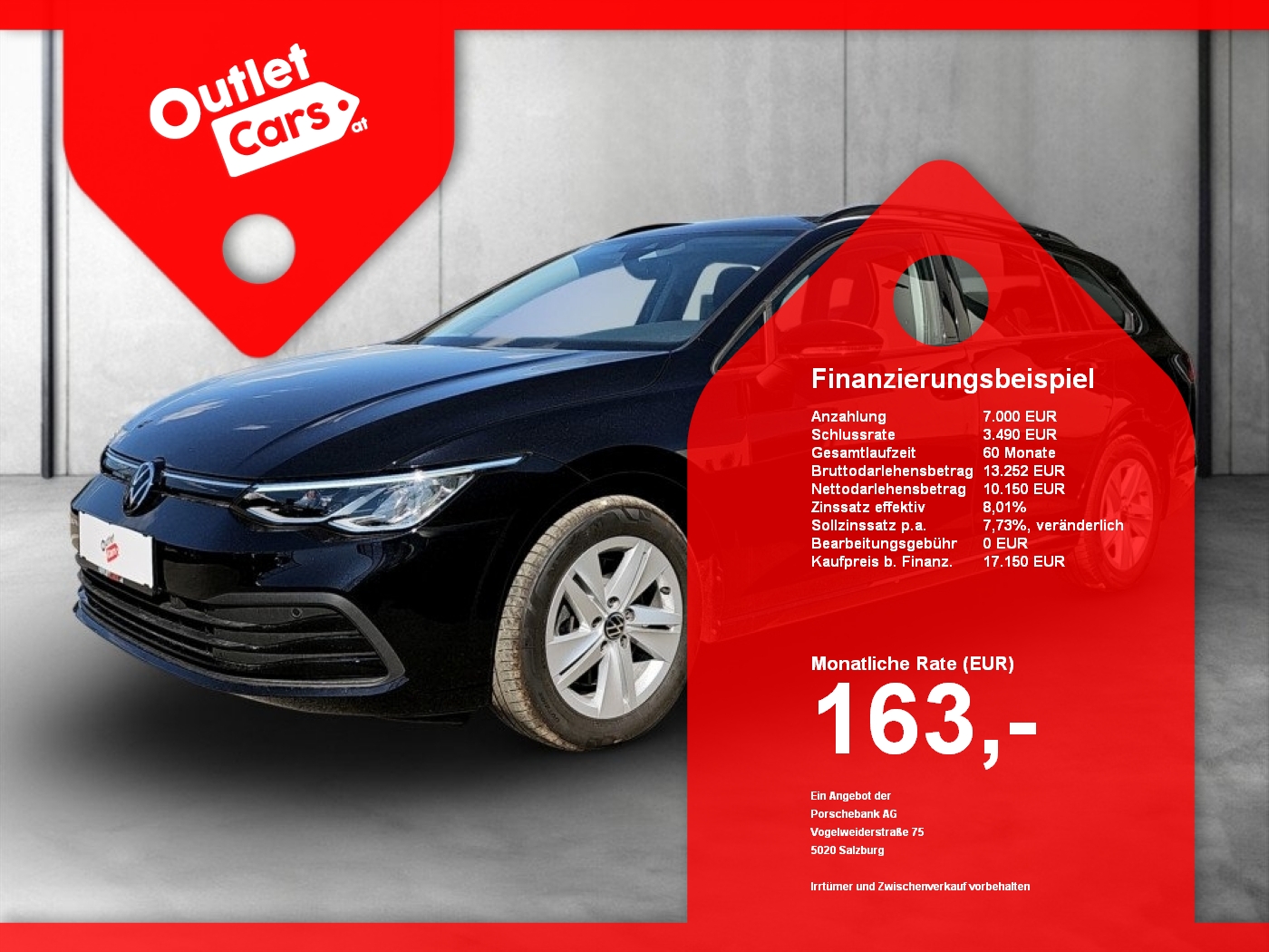 Bild eines VW Golf VIII Variant 2.0 TDI Life