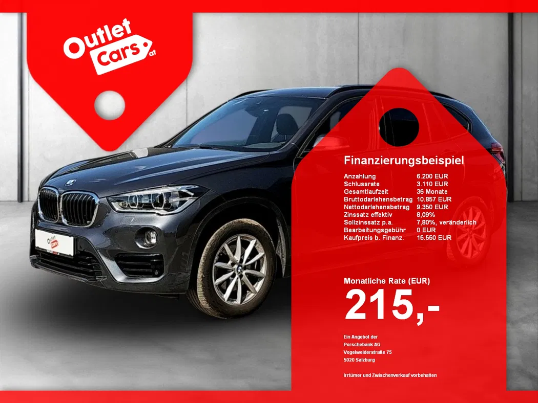 Bild eines BMW X1 sDrive 18d Aut. Sport Line