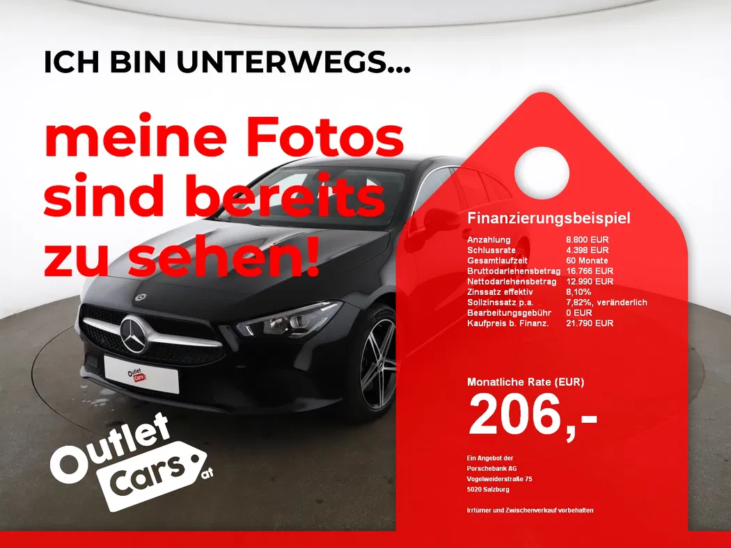 Bild eines Mercedes-Benz CLA 250 e Shooting Brake Style