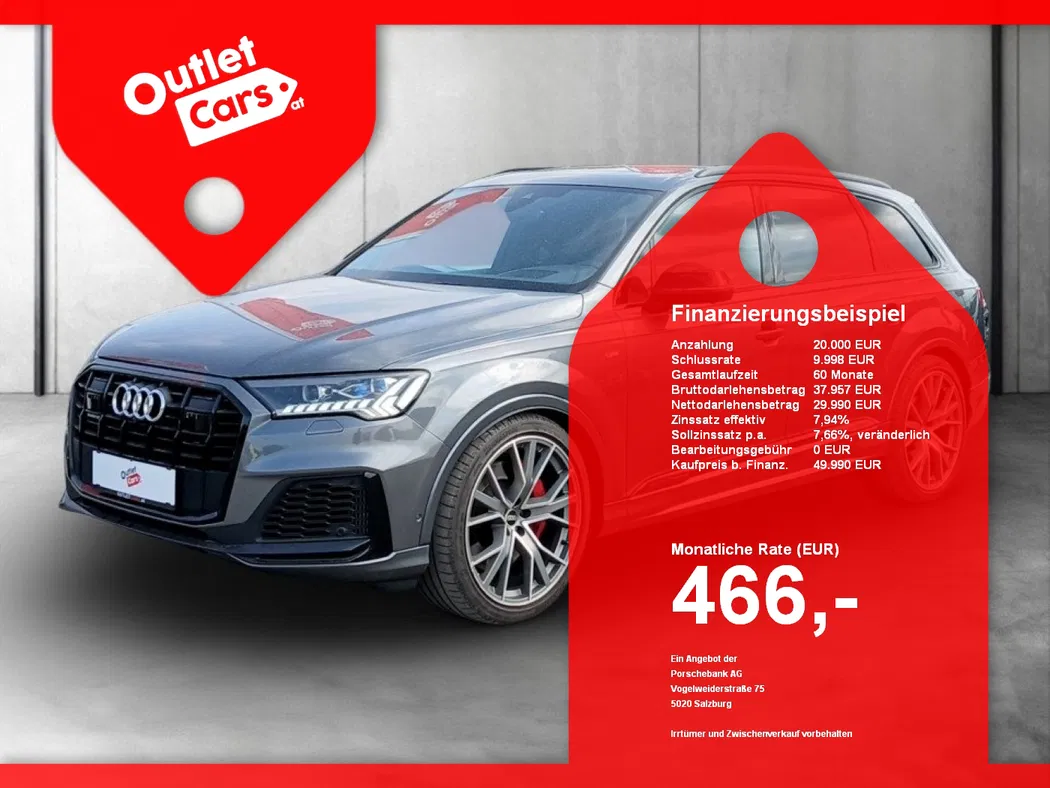 Bild eines Audi Q7 60 3.0 TFSI e quattro S-Line