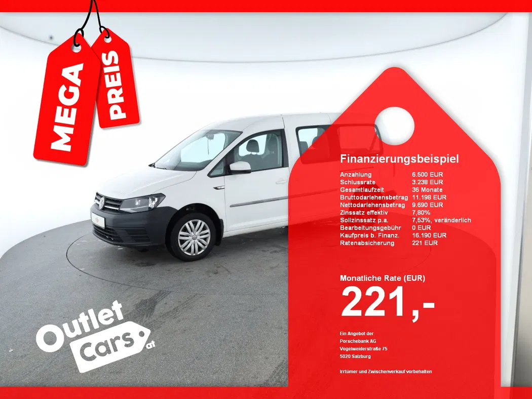 Bild eines VW Caddy 2.0 TDI Maxi TL DSG 7-SITZER