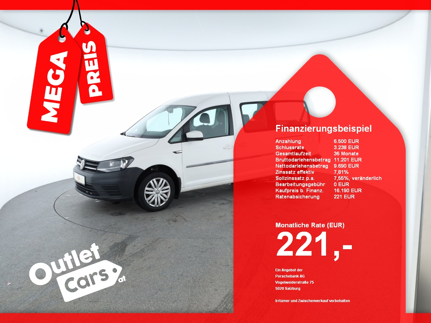 Bild eines VW Caddy 2.0 TDI Maxi TL DSG 7-SITZER