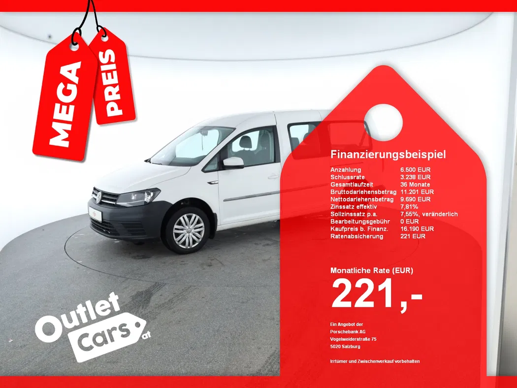 Bild eines VW Caddy 2.0 TDI Maxi TL DSG 7-SITZER