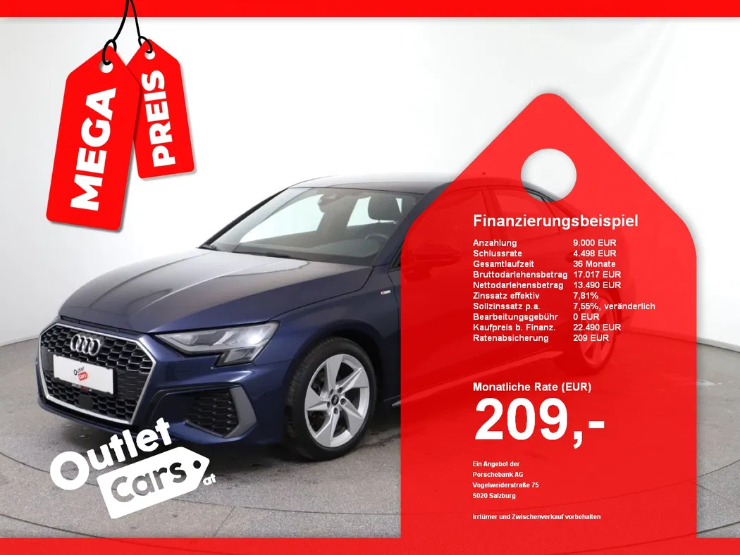 Bild eines Audi A3 Limo 35 TDI S-Line Aut.