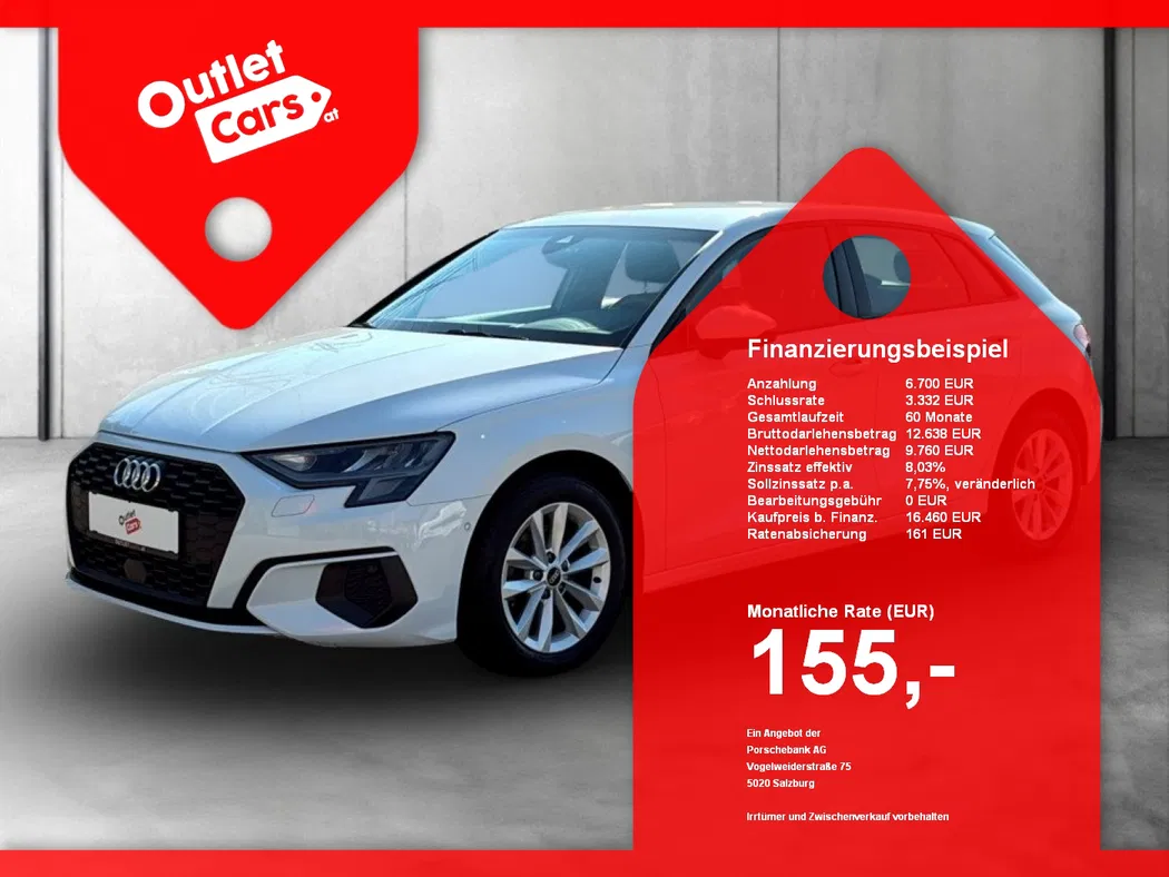 Bild eines Audi A3 SB 30TFSI
