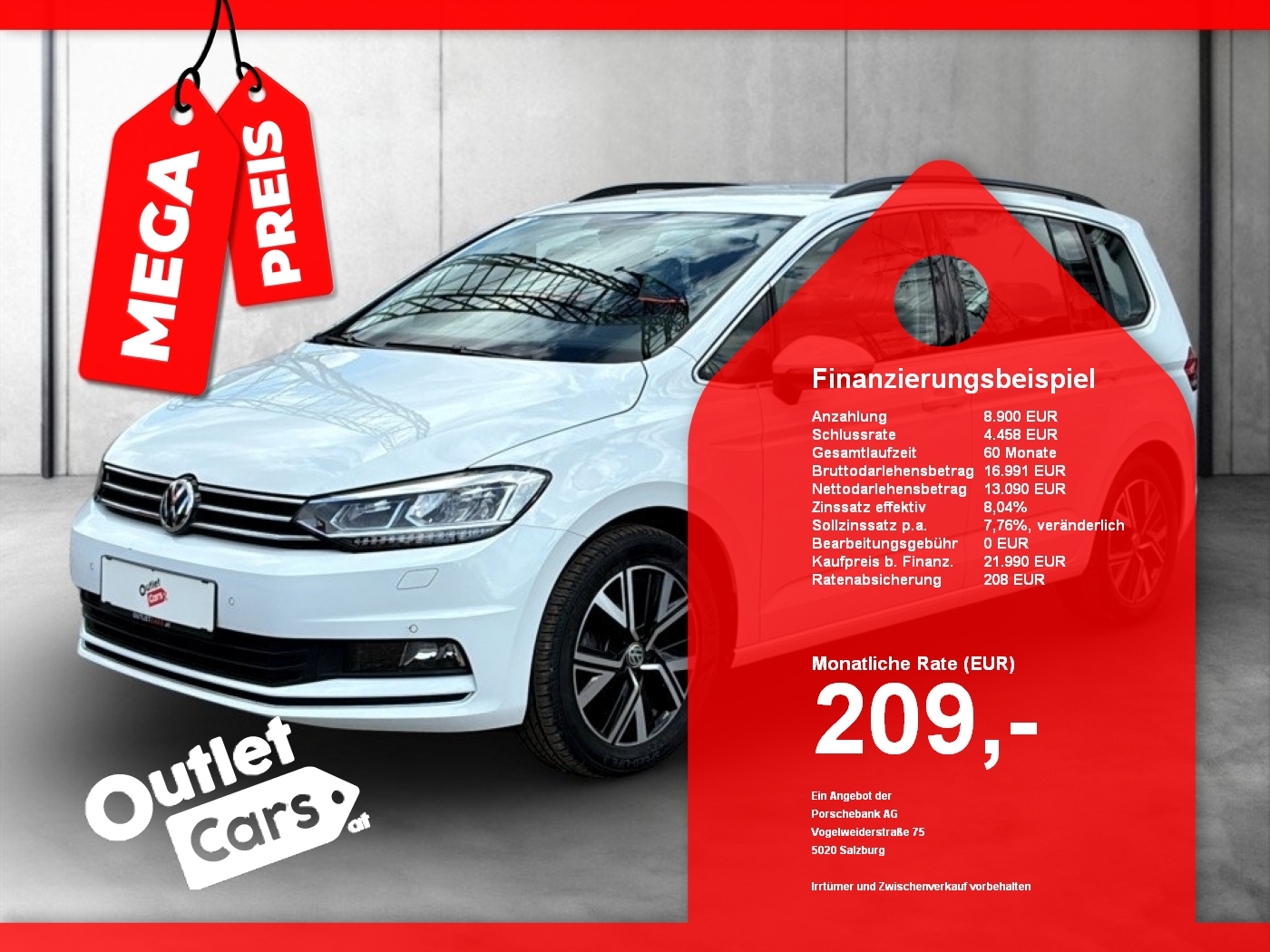 Bild eines VW Touran 2.0 TDI HL 7-SITZER