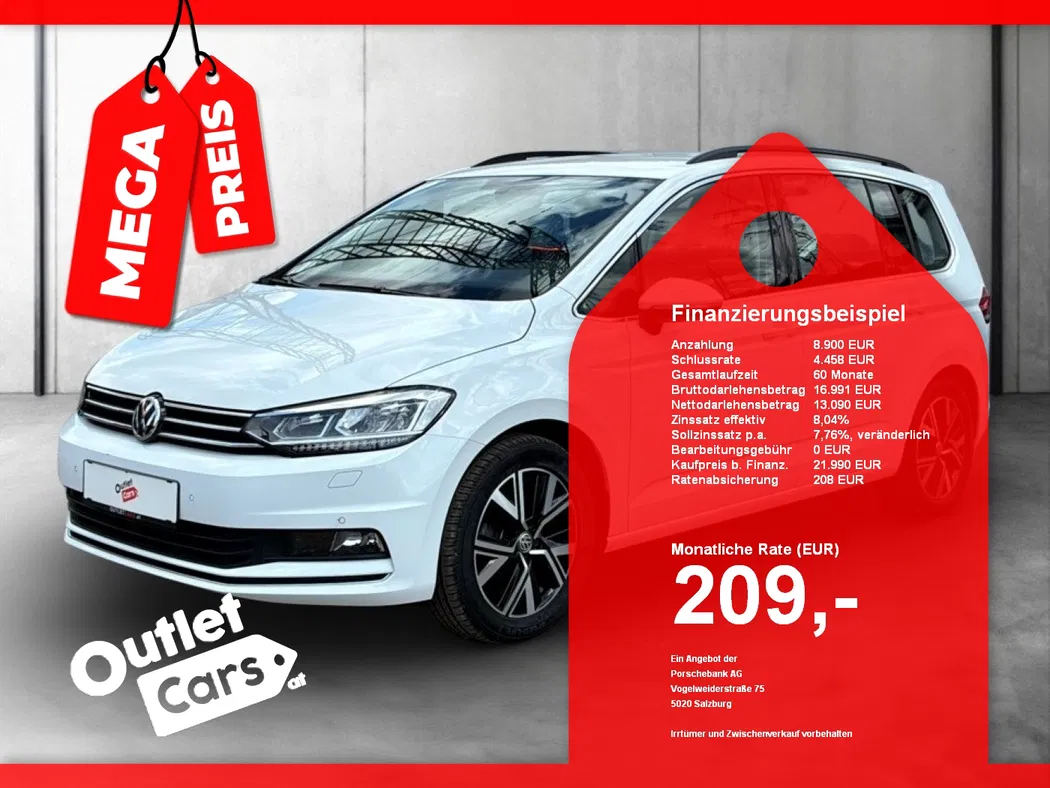 Bild eines VW Touran 2.0 TDI HL 7-SITZER