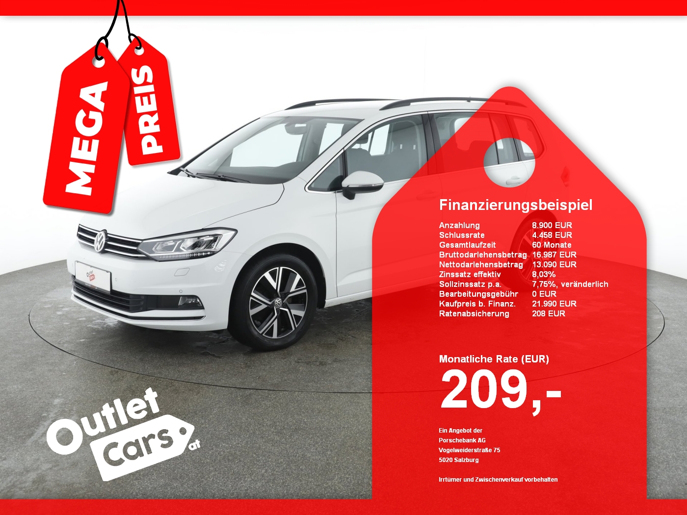 Bild eines VW Touran 2.0 TDI HL 7-SITZER
