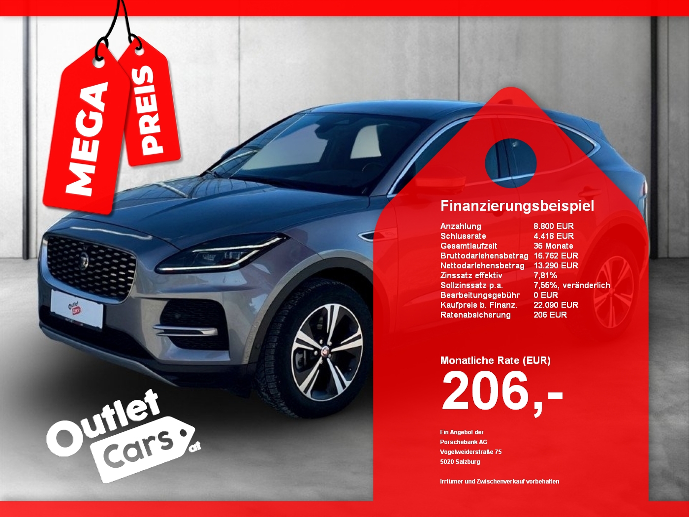 Bild eines Jaguar E-PACE D165 AWD SE Aut.