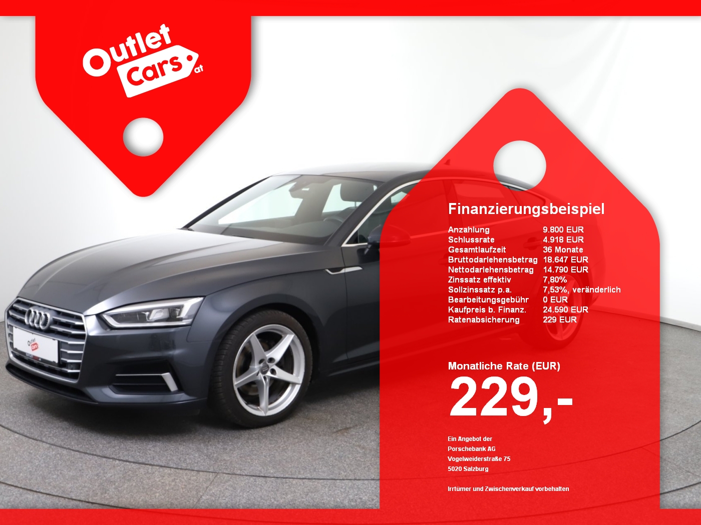 Bild eines Audi A5 SB 30TDI Aut.