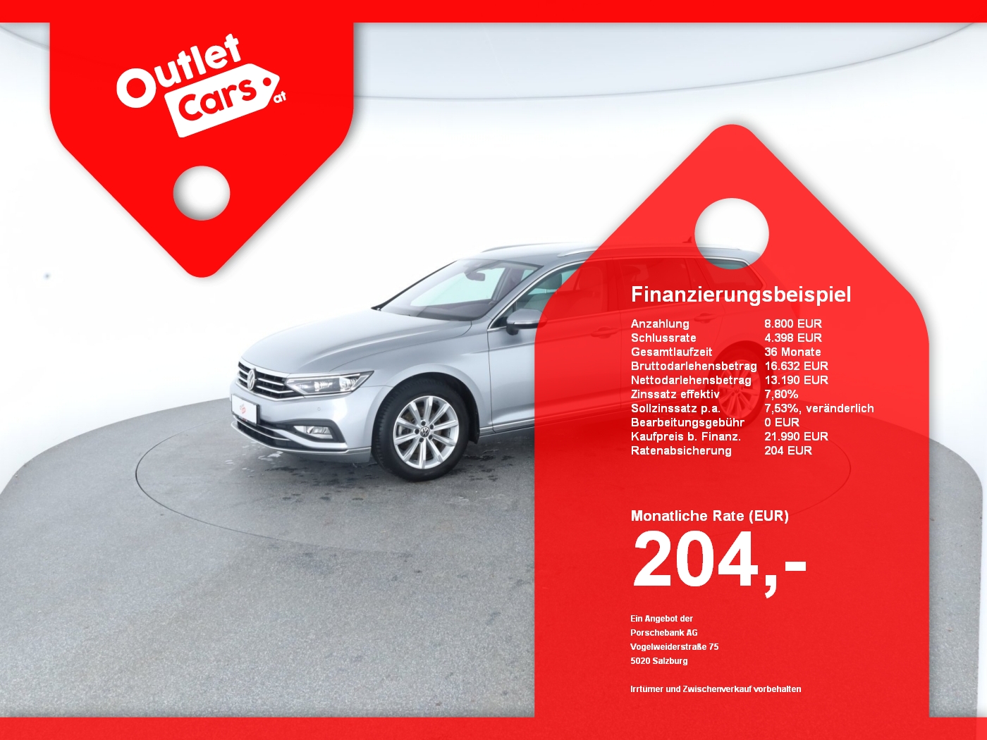 Bild eines VW Passat Variant 1.5 TSI Eleg DSG