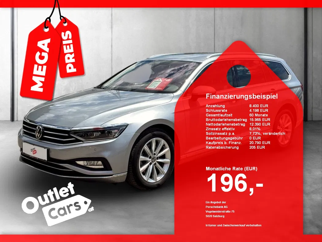 Bild eines VW Passat Variant 1.5 TSI Eleg DSG