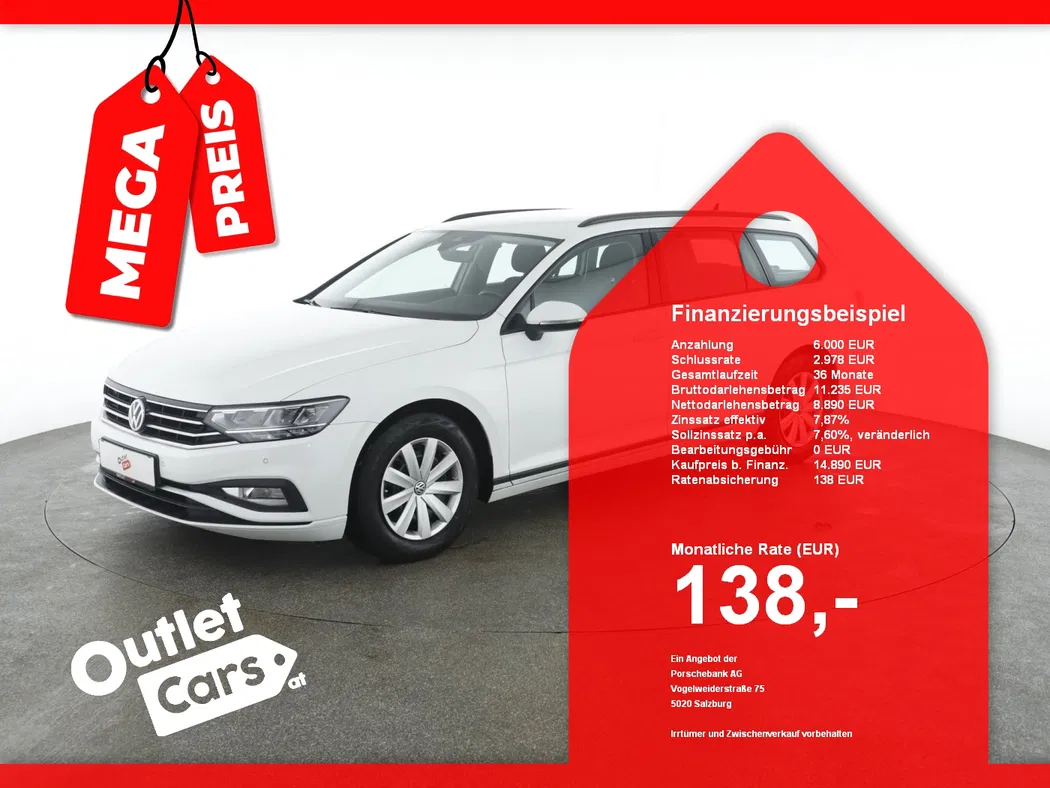 Bild eines VW Passat Variant 2.0 TDI BMT